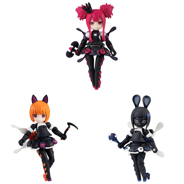 MegaHouse 데스크톱 아미 K-303d 멜리사 시리즈 전 3종 세트