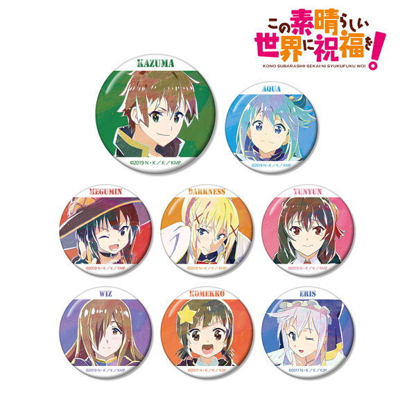 New Anime Konosuba Aqua & Darkness & Megumin limited Metal Badge