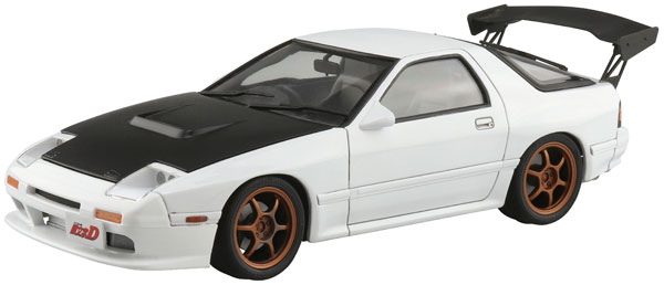 Aoshima 1/24 Initial D No.7 Ryosuke Takahashi FC3S RX-7 Hakone Battle Specs Plastic Model image 1