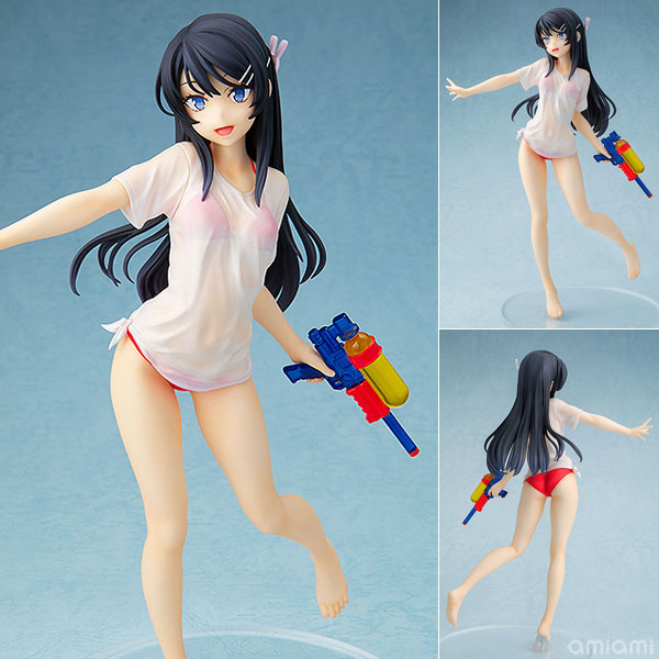 Rascal Does Not Dream of Bunny Girl Senpai Mai Sakurajima Water-gun Date ver. Dengekiya Limited Edition 1/7 Complete Figure (Dengekiya Exclusive)