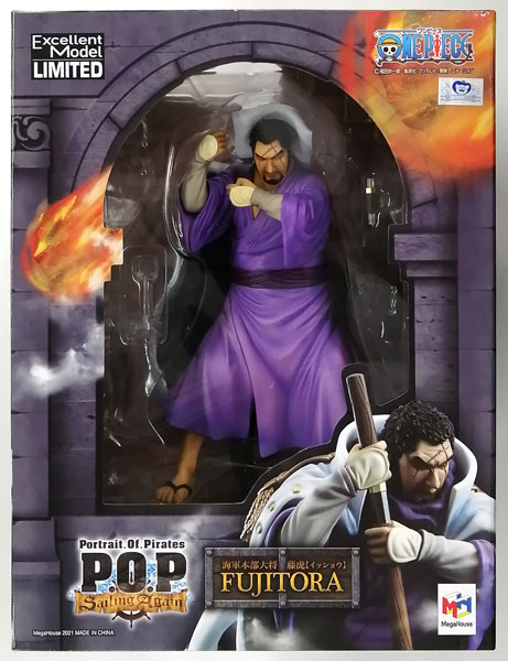 Portrait.Of.Pirates ONE PIECE "Sailing Again" Marine General Fujitora [Issho] Complete Figure (MegaTrea Shop, Jump Characters Store, etc Exclusive)