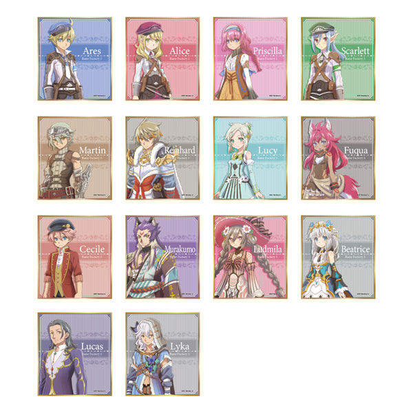 AmiAmi [Character & Hobby Shop] | 符文工房5 视觉图色纸收藏14个/盒 