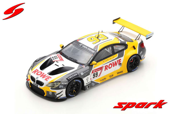 1/43 スパーク  M6 GT3 ROWE Racing ニュル24H AmiAmi [Character & Hobby Shop] | 1/43 BMW M6 GT3 No.99 ROWE