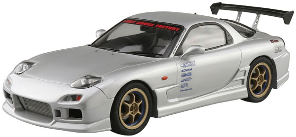 The Tuned Car No.69 1/24 C-WEST FD3S RX-7 '99 (Mazda) Plastic Model