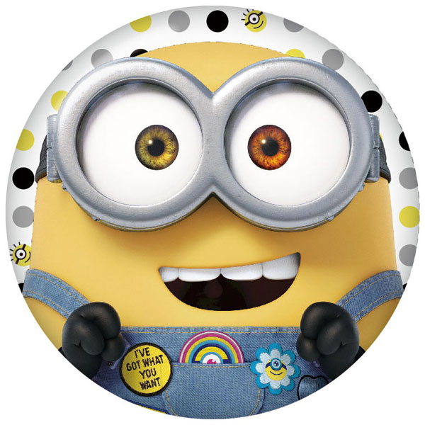 Despicable Me Minions Banana Elemental Square Happy Portrait