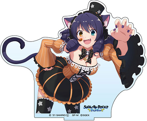 AmiAmi [Character & Hobby Shop]  SHOW BY ROCK!! Fes A Live Deka Acrylic  Stand Cyan(Released)