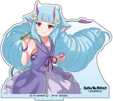 AmiAmi [Character & Hobby Shop]  SHOW BY ROCK!! Fes A Live Deka Acrylic  Stand Cyan(Released)