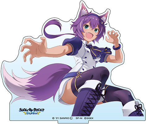 AmiAmi [Character & Hobby Shop]  SHOW BY ROCK!! Fes A Live Deka Acrylic  Stand Cyan(Released)