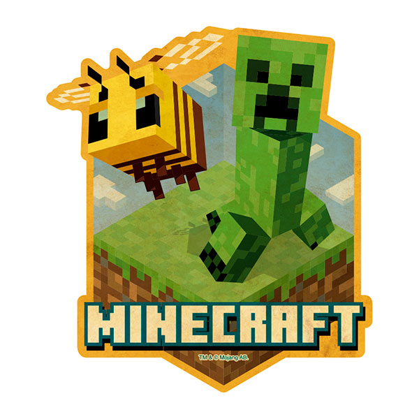 AmiAmi [Character & Hobby Shop]  MINECRAFT Travel Sticker (9) SPIDER  JOCKEY(Released)