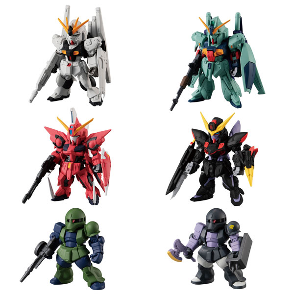 Bandai FW GUNDAM CONVERGE #21 Set of All 6 Types รูปภาพ 1