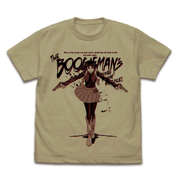 Black Lagoon The Boogieman's Doing From Service T-shirt /SAND KHAKI-XL