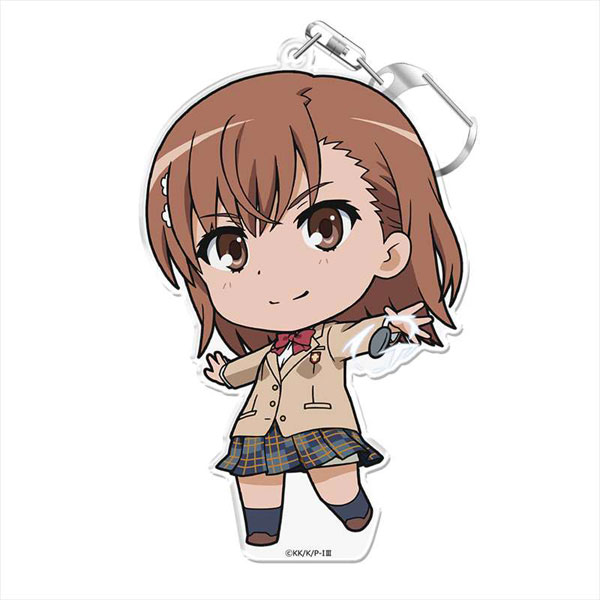 Azu Maker Toaru Majutsu no Index III Punicolle! Keychain (w/Stand) Mikoto Misaka hình ảnh 1
