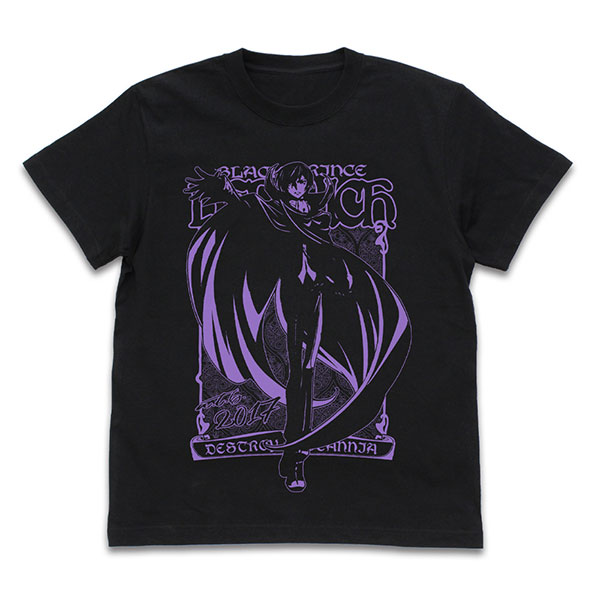 COSPA Code Geass: Lelouch of the Rebellion Lelouch T-shirt /BLACK-M รูปภาพ 1
