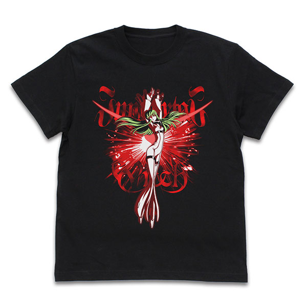 COSPA Code Geass: Lelouch of the Rebellion C.C. T-shirt /BLACK-M รูปภาพ 1