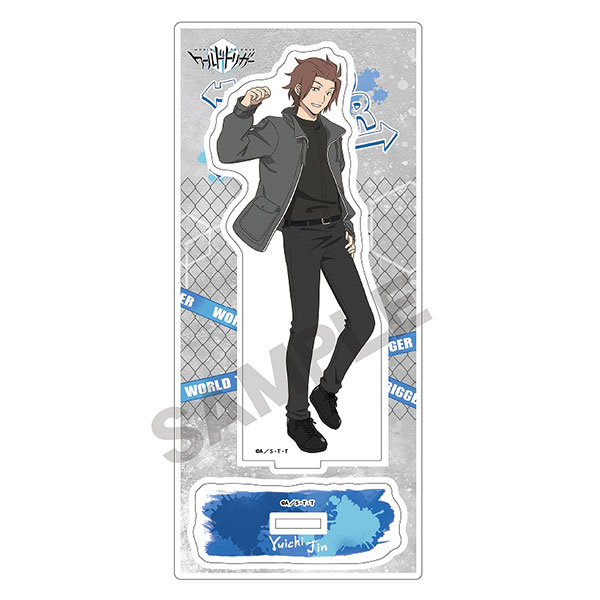 AmiAmi [Character & Hobby Shop]  World Trigger New Illustration Yuichi Jin  Tin Badge Trigger On Ver.(Pre-order)