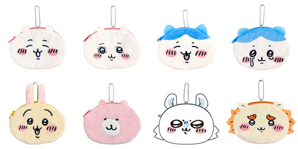 AmiAmi [Character & Hobby Shop] | Chiikawa Trading Face Pouch 