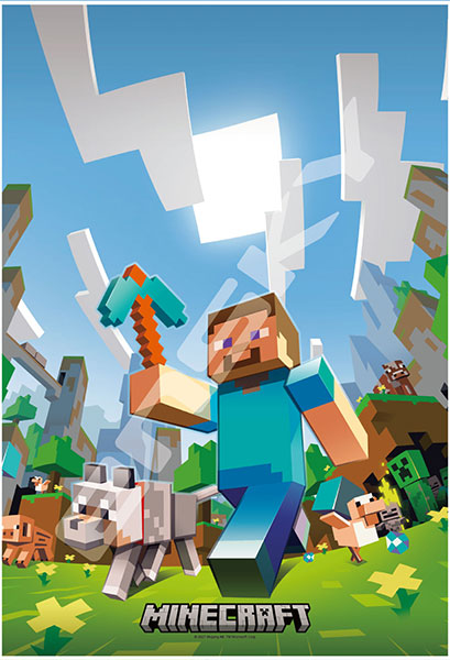AmiAmi [Character & Hobby Shop]  Jigsaw Puzzle Minecraft Steve's Adventure  108 Large Pieces (108-L770)(Released)