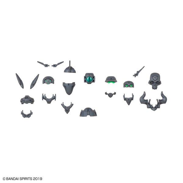 【中古】(本体A-/箱B)30MM 1/144 オプションパーツセット7(カスタマイズヘッドB) プラモデル[BANDAI SPIRITS]《発売済・在庫品》