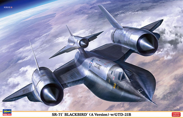 Hasegawa 1/72 SR-71 Blackbird (A Model) w/GTD-21B Plastic Model รูปภาพ 1