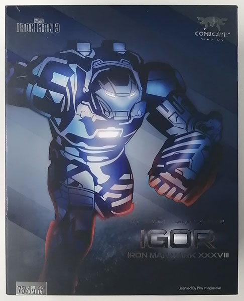AmiAmi [Character & Hobby Shop]  (Pre-owned ITEM:B+/BOX:B)Iron Man Mark.38  Igor 1/12 Collectible Premium Figure(Released)