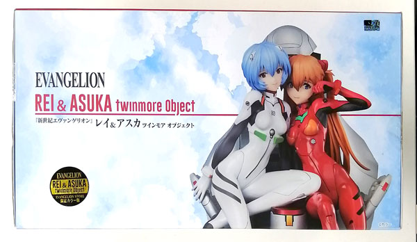 Union Creative Neon Genesis Evangelion Rei & Asuka - twinmore Object - EVANGELION STORE Exclusive Color Edition Complete Figure (EVANGELION STORE Exclusive) รูปภาพ 1