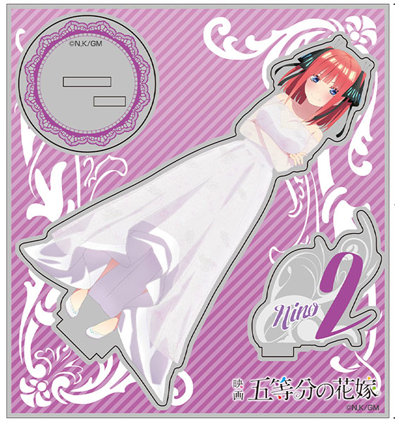 COSPA Movie "The Quintessential Quintuplets" Nino Nakano Acrylic Stand Wedding Dress Ver. รูปภาพ 1