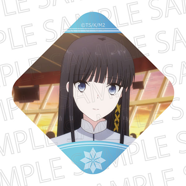 AmiAmi [Character & Hobby Shop]  Mahouka Koukou no Rettousei Visitor Arc  Diamond Shape Tin Badge Minami Sakurai(Released)