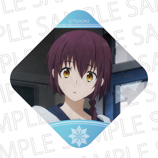 AmiAmi [Character & Hobby Shop]  Mahouka Koukou no Rettousei Visitor Arc  Diamond Shape Tin Badge Minami Sakurai(Released)