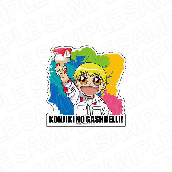 AmiAmi [Character & Hobby Shop]  Zatch Bell! Sticker Zatch Bell Paint  ver.(Released)