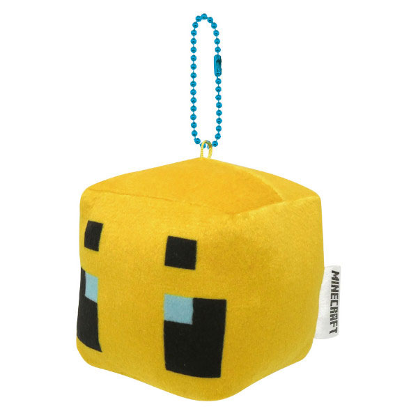 AmiAmi [Character & Hobby Shop]  Minecraft Cube Ballchain Mascot Bee( Released)