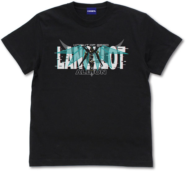 COSPA Code Geass: Lelouch of the Rebellion Lancelot Albion T-shirt /BLACK-S รูปภาพ 1