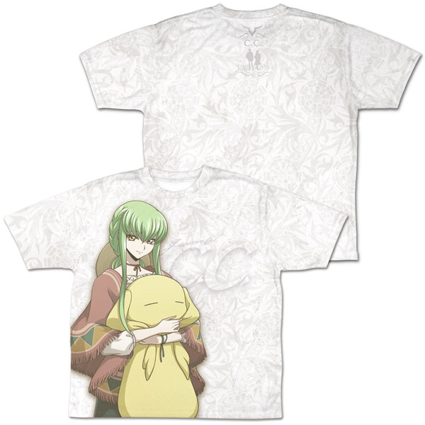 COSPA Code Geass Re;surrection New Illustration C.C. Double-sided Full Graphic T-shirt /XL รูปภาพ 1