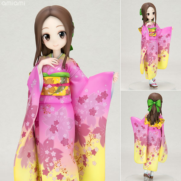 AmiAmi [Character & Hobby Shop] | (Pre-owned ITEM:A/BOX:B)Teasing Master  Takagi-san 3 Takagi-san Sakura Kimono ver. 1/7 Complete Figure(Released)