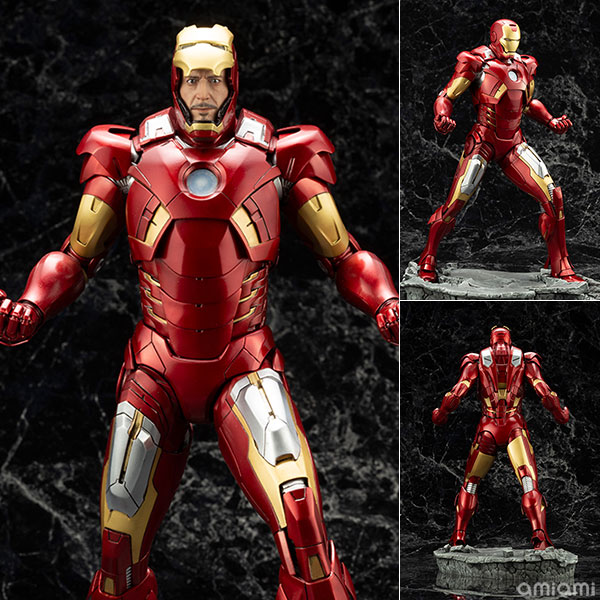 AmiAmi [Character & Hobby Shop] | ARTFX Avengers Iron Man Mark 7 