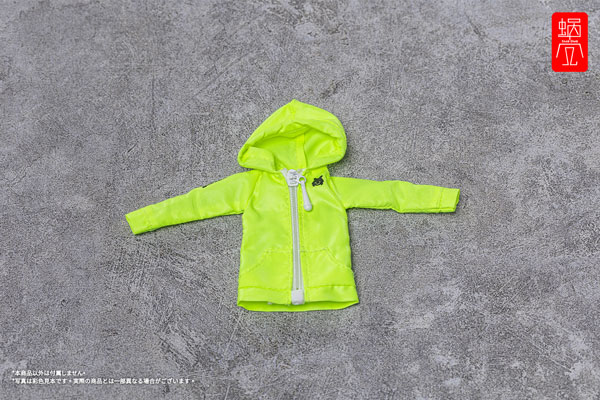 Snail Shell Studio "G.N.PROJECT" Option Costume Sune-chan Hoodie (Fluorescence Yellow Green Ver.) (DOLL ACCESSORY)