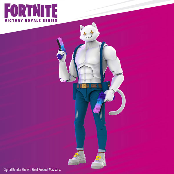 AmiAmi [Character & Hobby Shop] | Fortnite - Hasbro Action Figure: 6 Inch /  Victory Royale - Meowscles (Ghost)(Released)