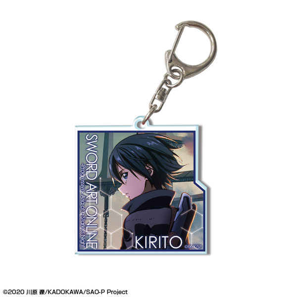 Movie Sword Art Online Progressive: Aria of a Starless Night Acrylic Keychain Design 04 (Kirito /B) รูปภาพ 1