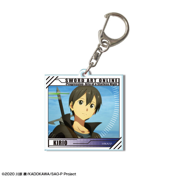 Movie Sword Art Online Progressive: Aria of a Starless Night Acrylic Keychain Design 08 (Kirito /C) รูปภาพ 1