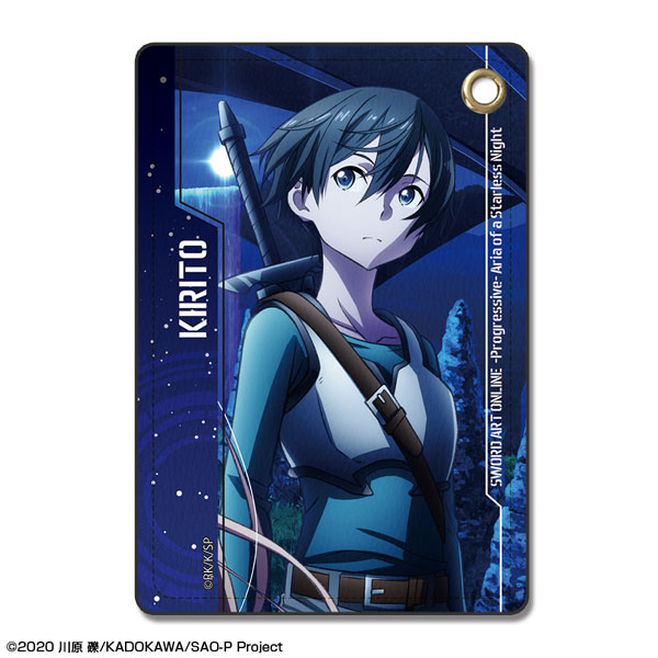 Movie Sword Art Online Progressive: Aria of a Starless Night Leather Pass Case Design 01 (Kirito /A) รูปภาพ 1