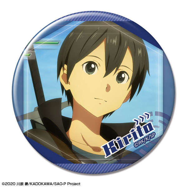 AmiAmi [Character & Hobby Shop]  Movie Sword Art Online Progressive: Aria  of a Starless Night Tin Badge Ver.1 Design 03 (Kirito /C)(Released)