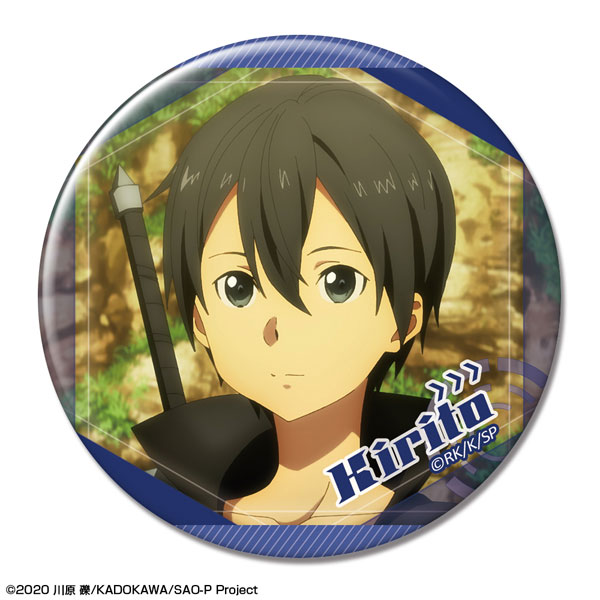 AmiAmi [Character & Hobby Shop]  Movie Sword Art Online Progressive: Aria  of a Starless Night Tin Badge Ver.1 Design 03 (Kirito /C)(Released)