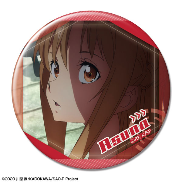 License Agent Movie Sword Art Online Progressive: Aria of a Starless Night Tin Badge Ver.2 Design 04 (Asuna /A) รูปภาพ 1
