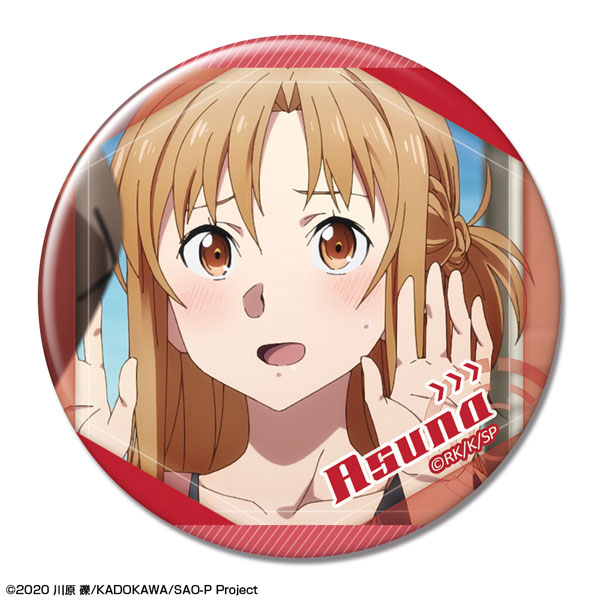 License Agent Movie Sword Art Online Progressive: Aria of a Starless Night Tin Badge Ver.2 Design 10 (Asuna /D) รูปภาพ 1