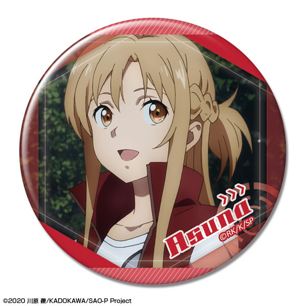 License Agent Movie Sword Art Online Progressive: Aria of a Starless Night Tin Badge Ver.2 Design 11 (Asuna /E) รูปภาพ 1