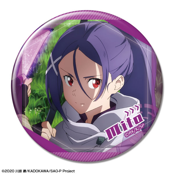 License Agent Movie Sword Art Online Progressive: Aria of a Starless Night Tin Badge Ver.2 Design 19 (Mito /C) รูปภาพ 1