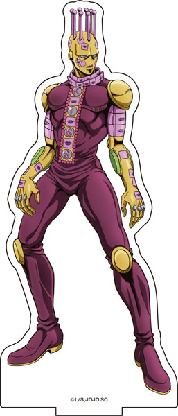 Make a jojo bizarre adventure stand that is muscular, robotic with