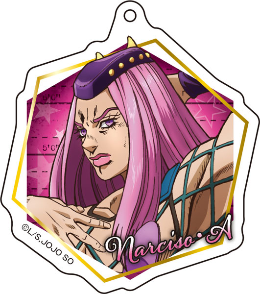 AmiAmi [Character & Hobby Shop]  Anime JoJo's Bizarre Adventure Stone  Ocean New Illustration Acrylic Keychain (1) Jolyne Kujo(Released)