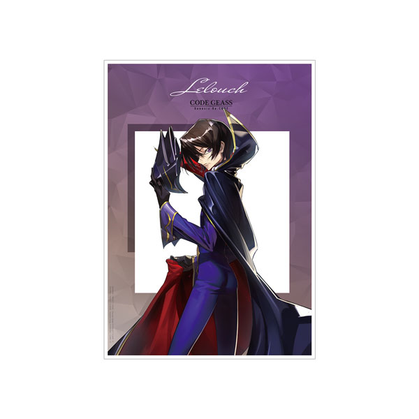Code Geass Zero Lelouch Japanese Anime Poster – My Hot Posters