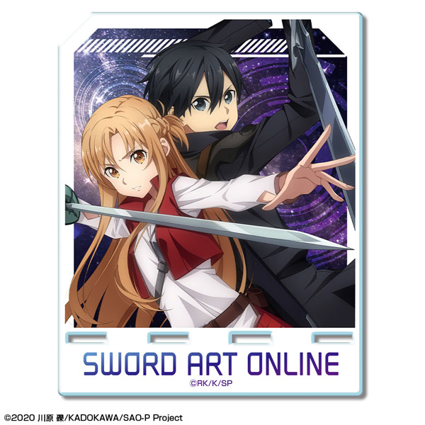 License Agent Sword Art Online Progressive: Aria of a Starless Night Acrylic Smartphone Stand Kirito & Asuna รูปภาพ 1