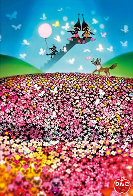 Aﾜﾝ300-368花とこびと